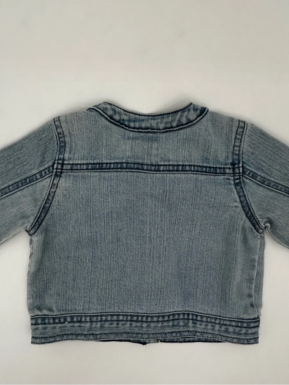Old Navy Faded Light Blue Denim Jacket for Kids Size